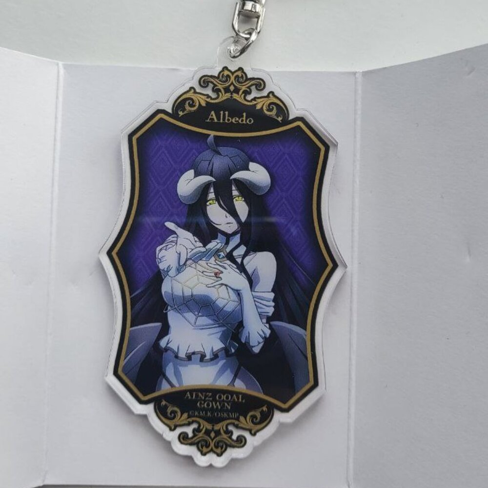 OVERLORD Exhibition Albedo Acrylic Keychain